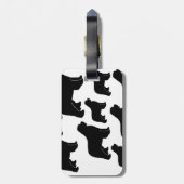 Newfies Gepäckanhänger (Rückseite vertikal)