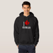 Newfoundland Canada Maple Leaf Canadian Flag Pride Hoodie (Vorne ganz)