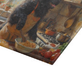 Newfoundland Cooking in Kitchen Schneidebrett (Ecke)