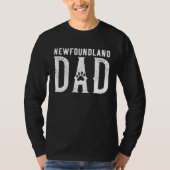 Newfoundland Dog Dad T-Shirt (Vorderseite)