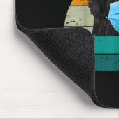 Newfoundland Dog EW PEOPLE WEARING A Face Mask Mousepad (Ecke)