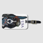 NEWFOUNDLAND DOG GEPÄCKANHÄNGER (Vorderseite (Horizontal))