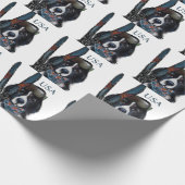 NEWFOUNDLAND DOG  GESCHENKPAPIER (Ecke)