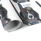 NEWFOUNDLAND DOG  GESCHENKPAPIER (Rolleneckpunkt)