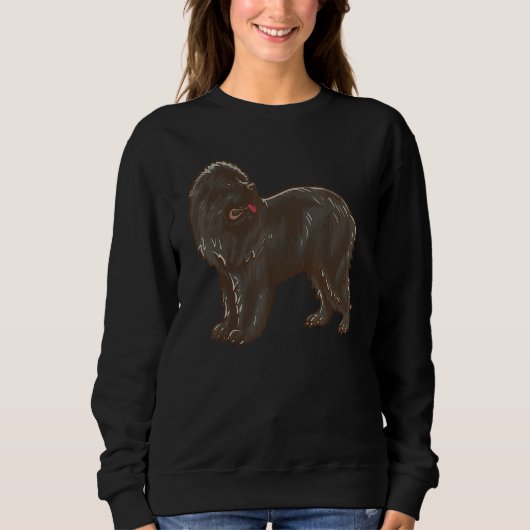 Newfoundland - Dog Identification - Dogs Lover - D Sweatshirt (Vorderseite)