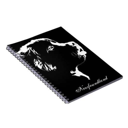 Newfoundland Dog Notebook Dog Lover Gifts Books Notizblock (Rechte Seite)