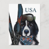 NEWFOUNDLAND DOG  POSTKARTE (Vorderseite)