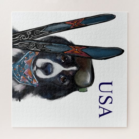 NEWFOUNDLAND DOG  PUZZLE (Horizontal)