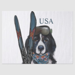 NEWFOUNDLAND DOG  SEIDENPAPIER