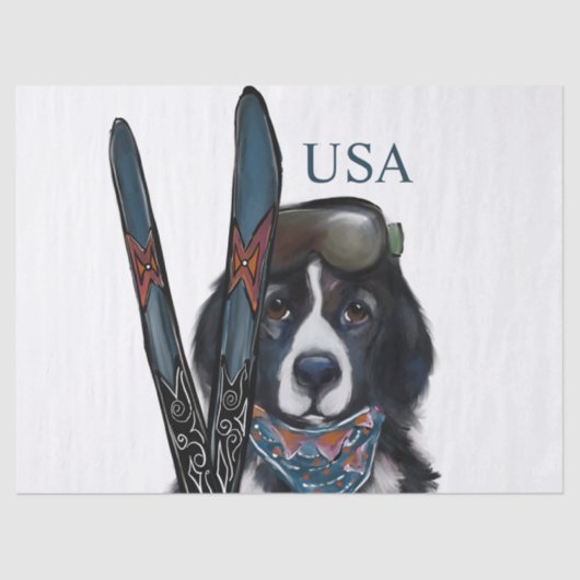 NEWFOUNDLAND DOG SEIDENPAPIER (Vorderseite)