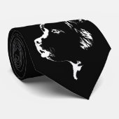 Newfoundland Dog Ties Dog Lover Neckties Custom Krawatte (Gerollt)