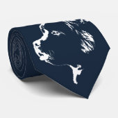 Newfoundland Dog Ties Dog Lover Neckties Custom Krawatte (Gerollt)