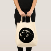 Newfoundland Dog Tote Bag Organic Shopping Bag Tragetasche (Vorderseite (Produkt))