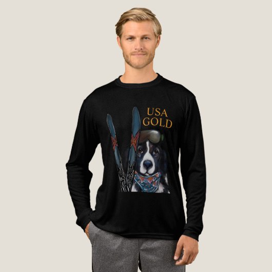 NEWFOUNDLAND DOG  Tri-Blend SHIRT (Volle Vorderseite)