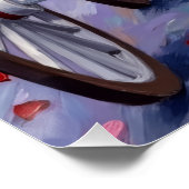 Newfoundland Dog Valentine's Day Poster (Ecke)