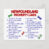 NEWFOUNDLAND-Eigentumsrecht 2 Postkarte (Vorderseite)