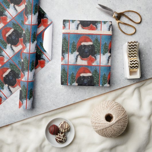NEWFOUNDLAND HUND GESCHENKPAPIER (Kunsthandwerk)