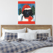 NEWFOUNDLAND HUND LEINWANDDRUCK (Insitu (Schlafzimmer))
