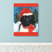 NEWFOUNDLAND HUND LEINWANDDRUCK (Insitu (Holzboden))