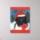 NEWFOUNDLAND HUND LEINWANDDRUCK (Vorderseite)