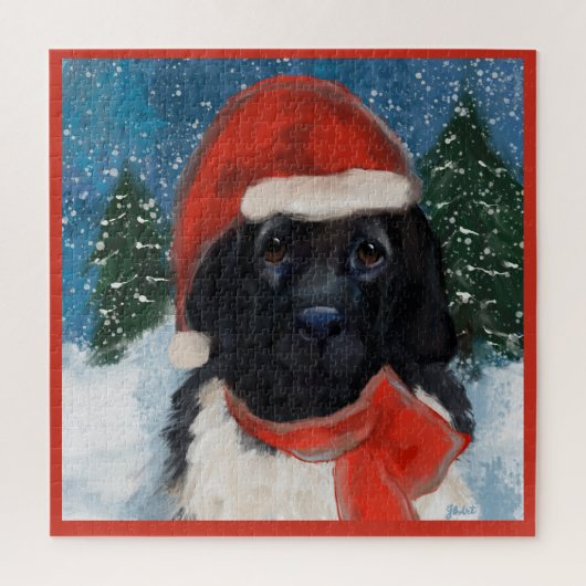 NEWFOUNDLAND HUND PUZZLE (Vertikal)