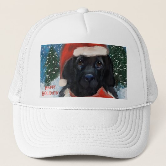 NEWFOUNDLAND HUND TRUCKERKAPPE (Vorderseite)