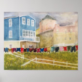 NEWFOUNDLAND KANADA - WASSERFARBE POSTER (Vorne)