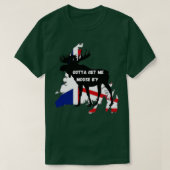 Newfoundland Moose T-Shirt (Design vorne)