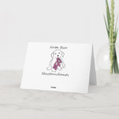 Newfoundland Thinking of you card (blank) Karte (Rückseite)