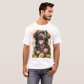 Newfoundland Watercolor Men's T-Shirt (Vorne ganz)
