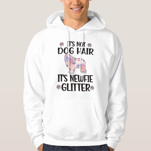 Newfundland Dog Owner Newfie Mama Vater Hoodie (Vorderseite)