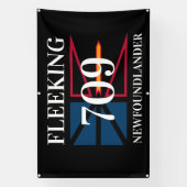 Newfundland-Flagge Banner (Vertikal)