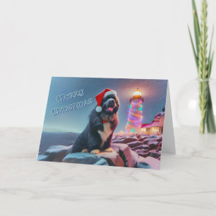 Newfy by Lighthouse Dekoriert für Weihnachtskarten Feiertagskarte