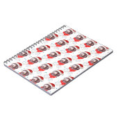 Newfypoo Dog Breed Christmas Stars Notizblock (Linke Seite)