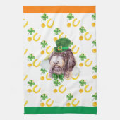 Newfypoo Dog Holiday Wohngestaltung St Patricks Da Geschirrtuch (Vertikal)