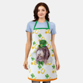 Newfypoo Holiday Wohngestaltung St Patrick's Day D Schürze (Getragen)
