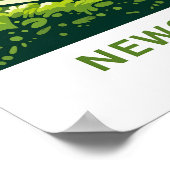 Newgrange Ireland Travel Poster (Ecke)