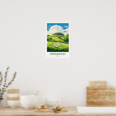 Newgrange Ireland Travel Poster (Küche)