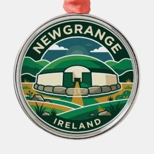 Newgrange Irland Ornament Aus Metall
