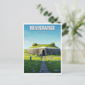 Newgrange Irland Reise Postkarte (Stehend Vorderseite)