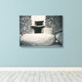 Newgrange Irland, Spiral Stone Symbole drucken Leinwanddruck (Insitu (Holzboden))