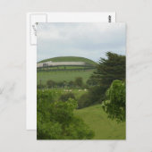 Newgrange Passage Tomb Postkarte (Vorne/Hinten)