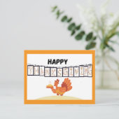 NewHappy Erntedank Postkarten (Stehend Vorderseite)