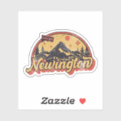 Newington, Connecticut Aufkleber (Blatt)