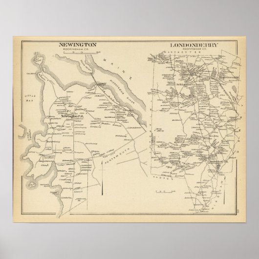 Newington, Londonderry Poster (Vorne)