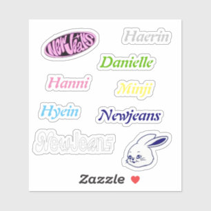 Newjeans Vinyl Stickers Aufkleber