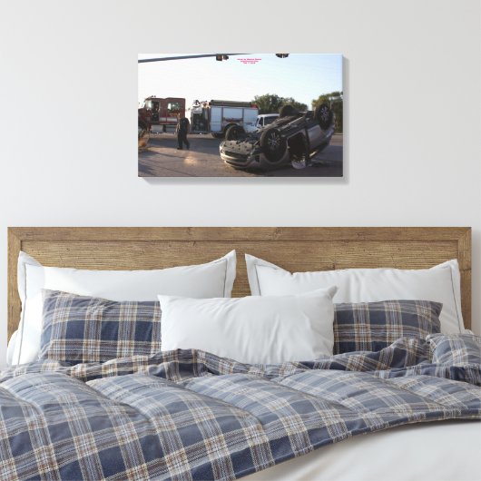 Newkirk-Feuerwehrauto Leinwanddruck (Insitu (Schlafzimmer))