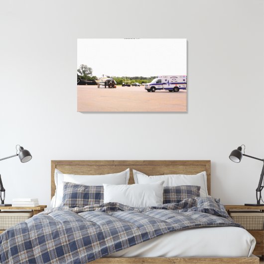 Newkirk Fire Leinwanddruck (Insitu (Schlafzimmer))