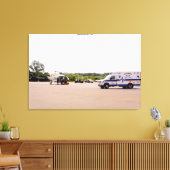 Newkirk Fire Leinwanddruck (Insitu (Wohnzimmer))