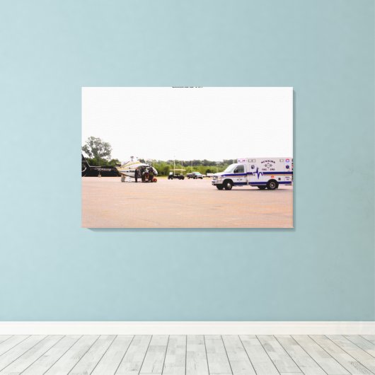 Newkirk Fire Leinwanddruck (Insitu (Holzboden))